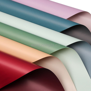 Double Sided Color Flower Wrapping Paper 