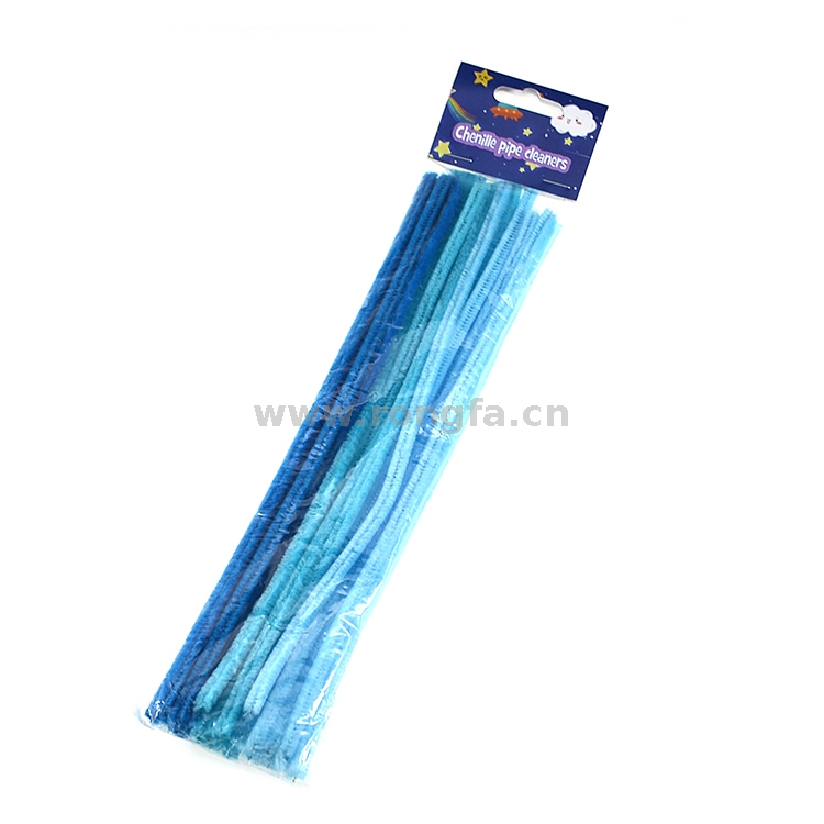 Colorful Pipe Cleaners Chenille Stems 3 Colors Assorted 30pcs