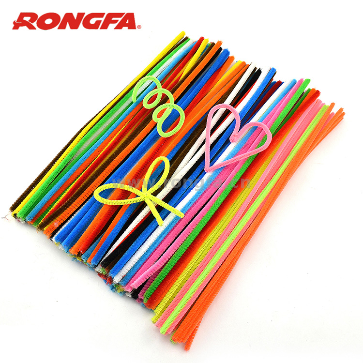 Colorful Pipe Cleaners Chenille Stems 8mm 50cm 10pcs