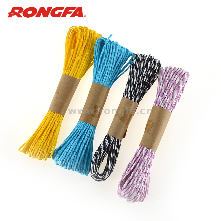 Braided Double Color Paper Rope in Bundles